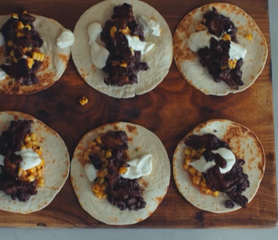 Tacos on Table