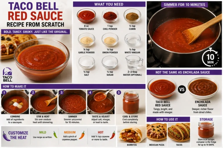 how to make taco bell red sauce