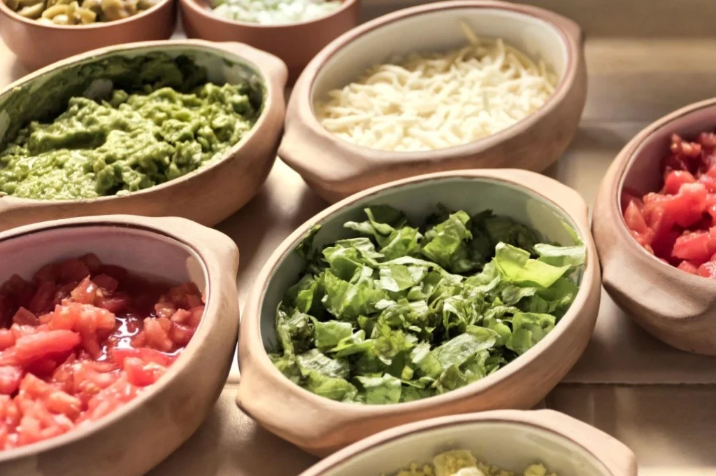 taco toppings content