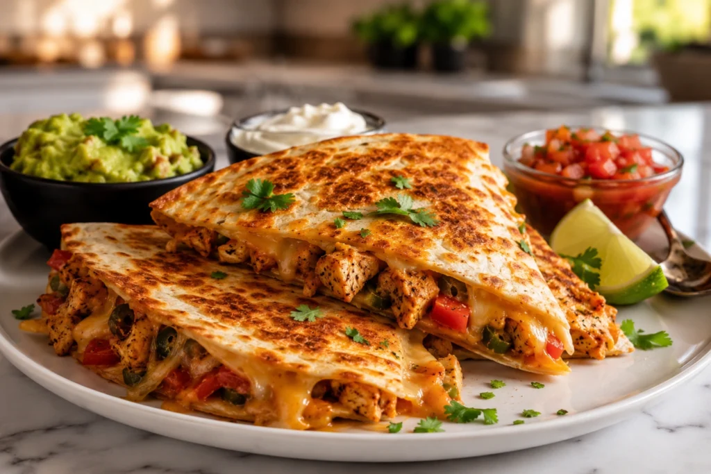 Chicken Quesadilla Recipe with Taco Seasoning