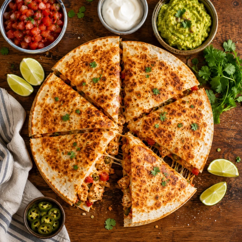 Chicken Quesadilla Recipe with Taco Seasoning